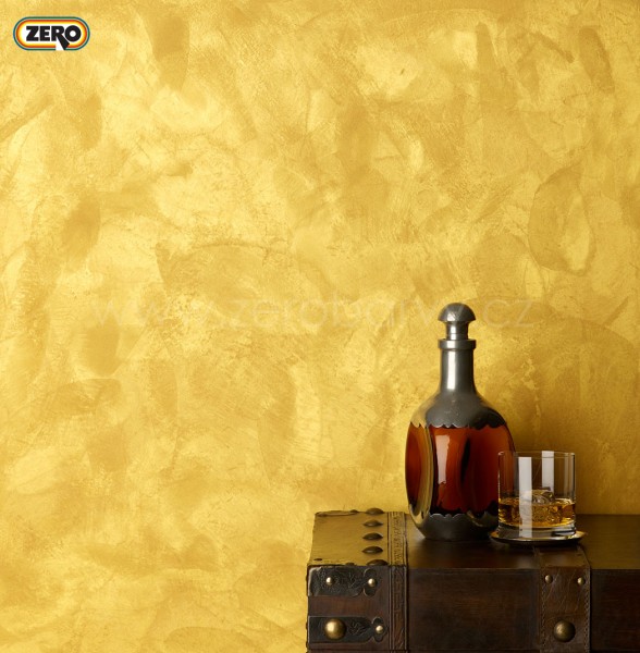 ZERO MagicTouch Gold - dekorativní stěrková hmota pro snadnou aplikaci v koupelnách bez spár, luxusních interiérech budov a exkluzivních úpravách fasád